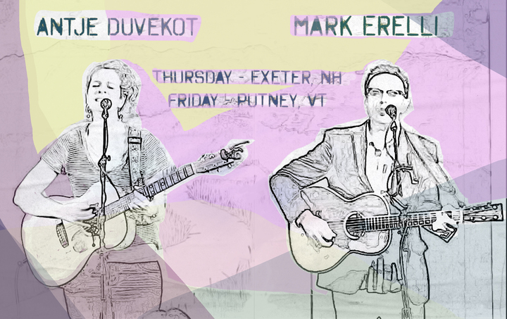 New Hampshire and Vermont with Mark Erelli this week 